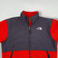 Giacca in pile vintage The North Face Polartec Denali, rosso/carbone | Abbigliamento outdoor Y2K