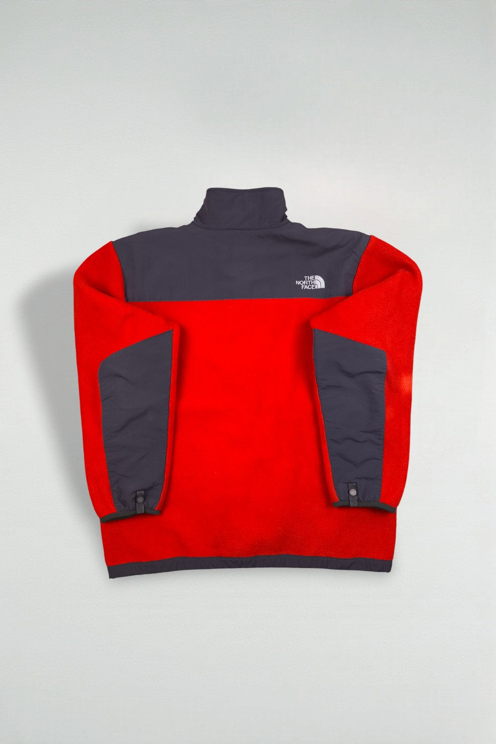 Giacca in pile vintage The North Face Polartec Denali, rosso/carbone | Abbigliamento outdoor Y2K