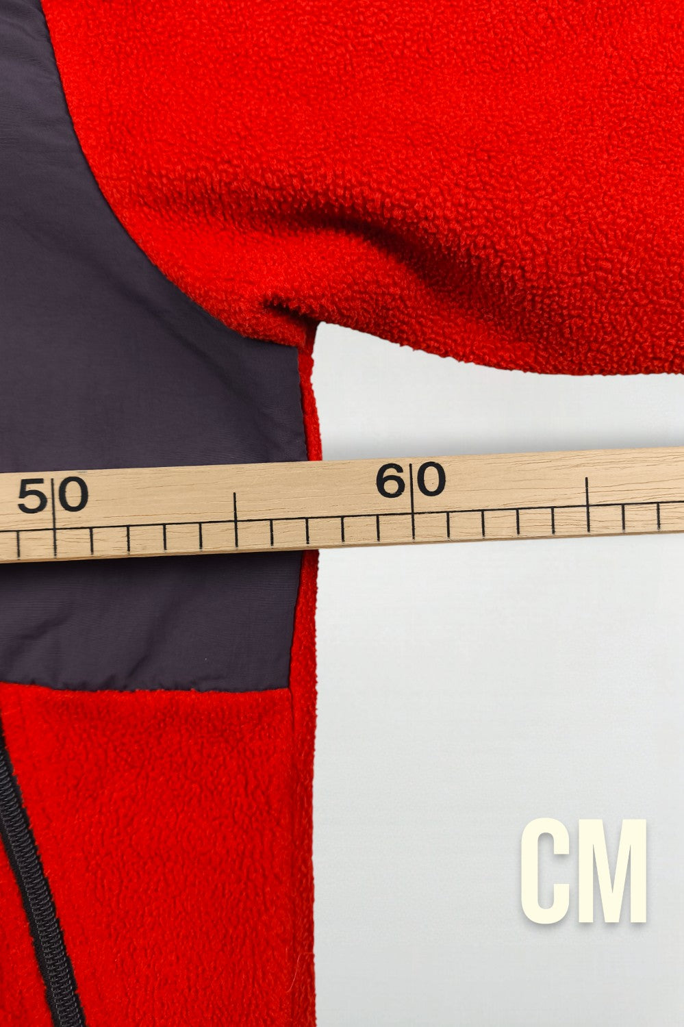 Giacca in pile vintage The North Face Polartec Denali, rosso/carbone | Abbigliamento outdoor Y2K