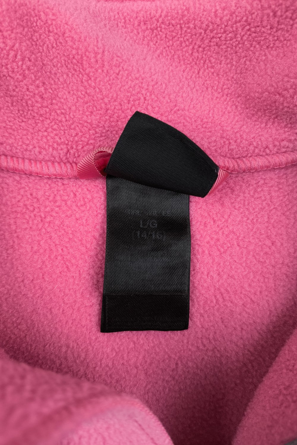Giacca in pile The North Face Denali per ragazze di seconda mano, rosa e grigia | Giacca con cerniera per esterni