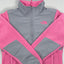Giacca in pile The North Face Denali per ragazze di seconda mano, rosa e grigia | Giacca con cerniera per esterni