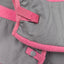 Giacca in pile The North Face Denali per ragazze di seconda mano, rosa e grigia | Giacca con cerniera per esterni