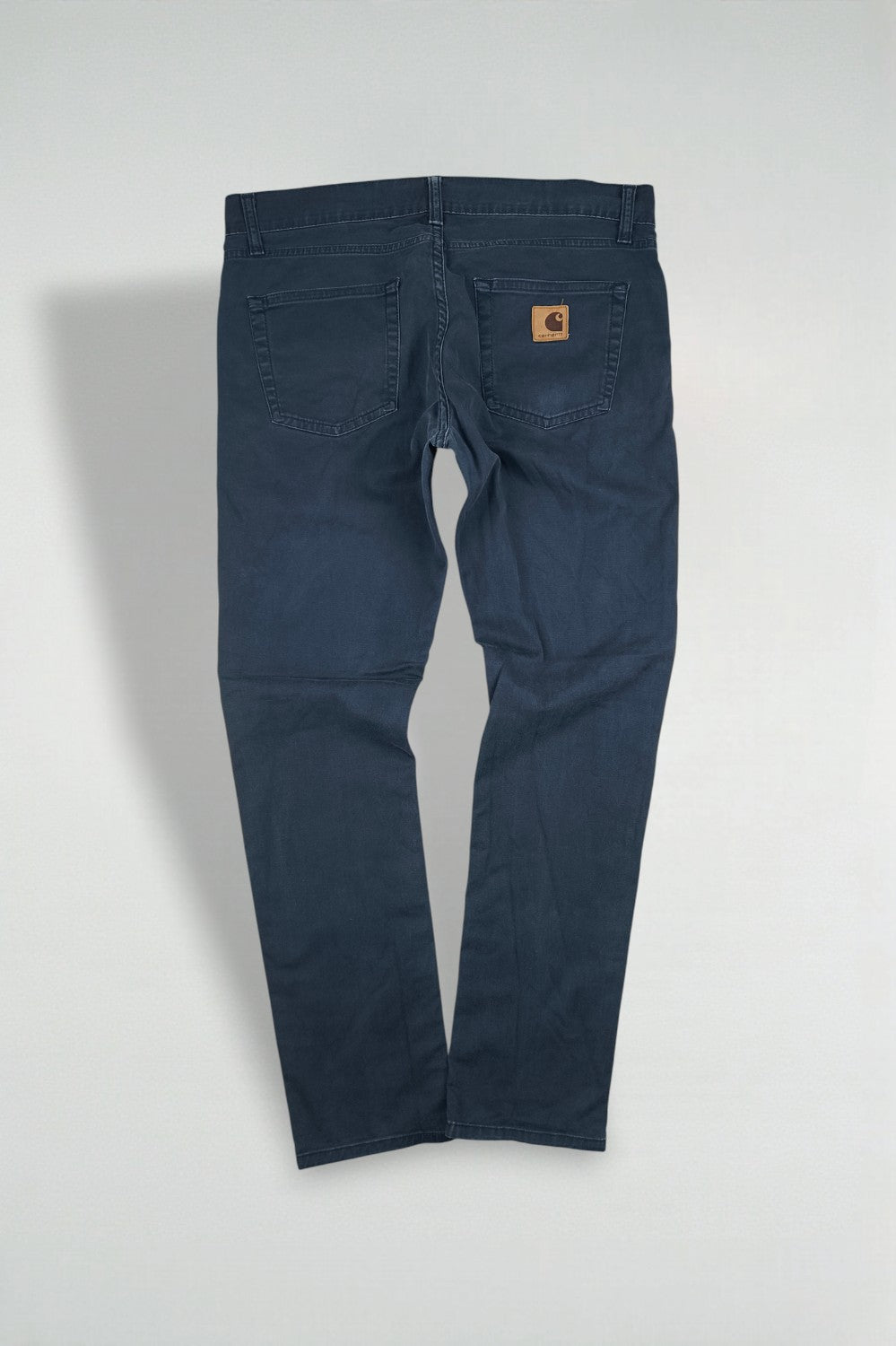 Pantaloni vintage Carhartt WIP Rebel blu scuro | Pantaloni da lavoro slim dritti