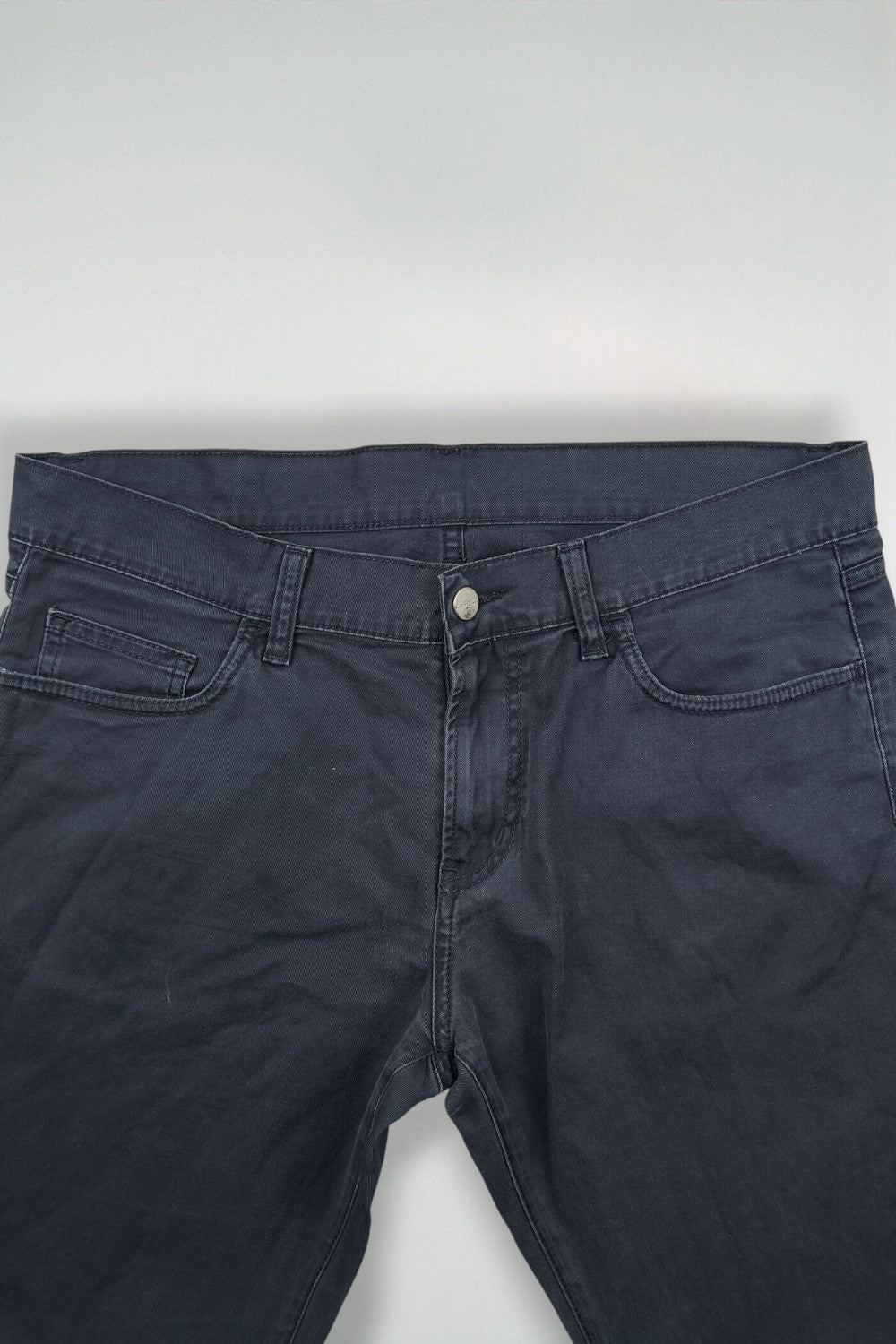 Pantaloni vintage Carhartt WIP Rebel blu scuro | Pantaloni da lavoro slim dritti