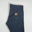 Pantaloni vintage Carhartt WIP Rebel blu scuro | Pantaloni da lavoro slim dritti