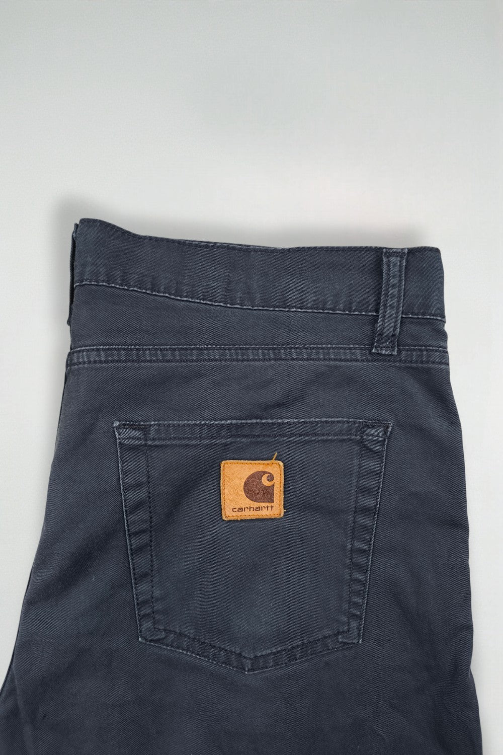Pantaloni vintage Carhartt WIP Rebel blu scuro | Pantaloni da lavoro slim dritti
