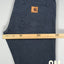 Pantaloni vintage Carhartt WIP Rebel blu scuro | Pantaloni da lavoro slim dritti