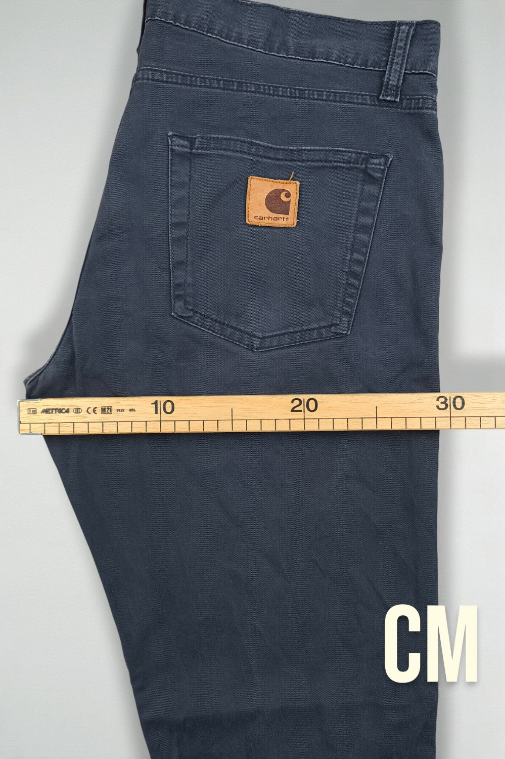 Pantaloni vintage Carhartt WIP Rebel blu scuro | Pantaloni da lavoro slim dritti