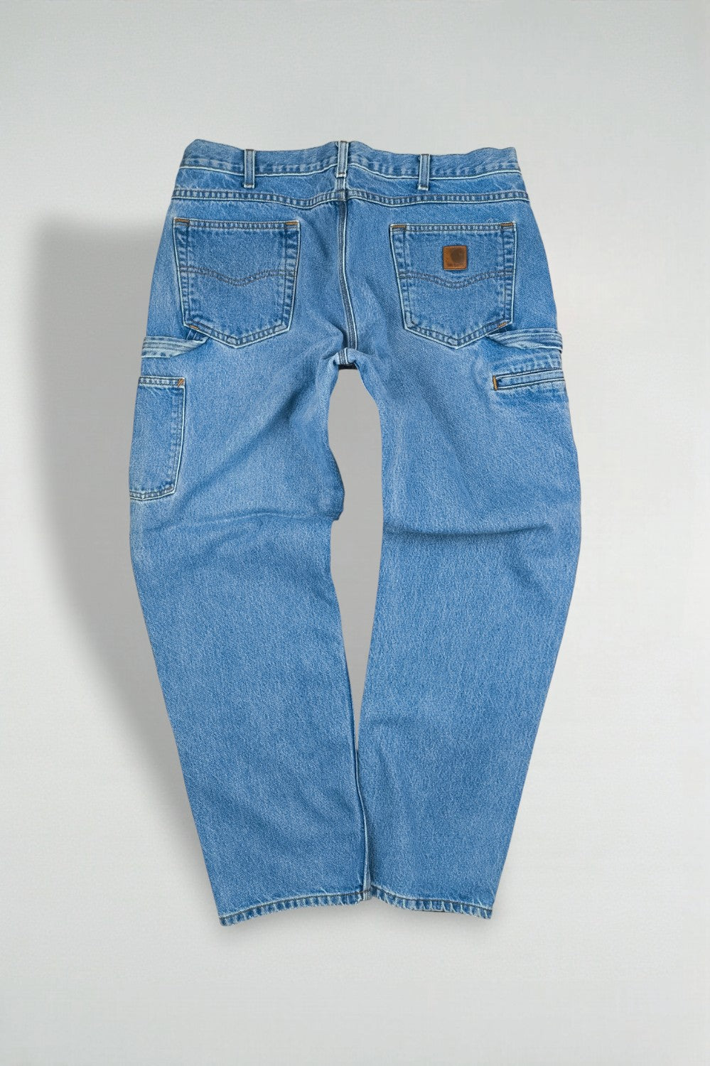 Jeans da lavoro Carhartt B17 Relaxed Fit Vintage Blu | Denim Utility anni 2000