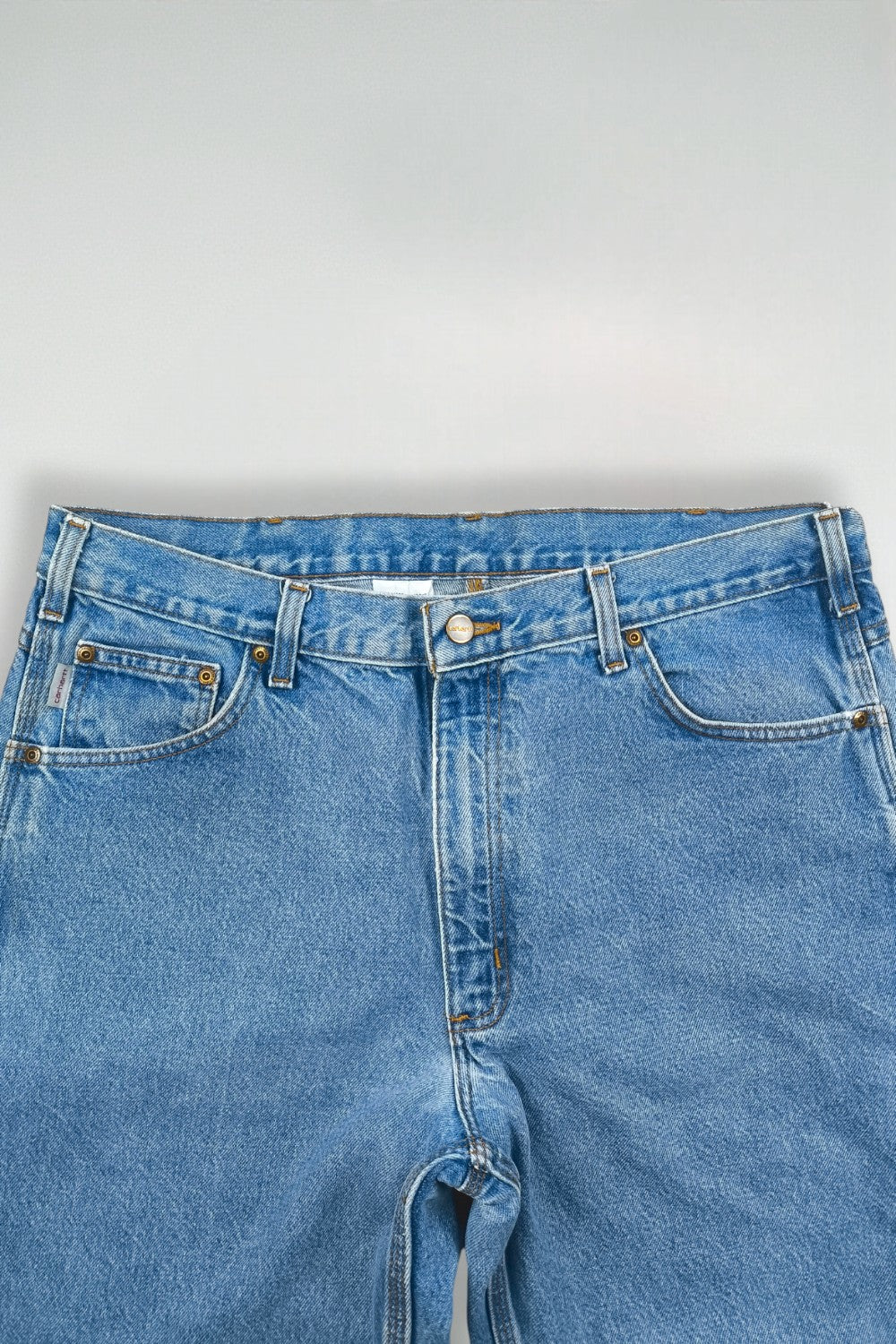 Jeans da lavoro Carhartt B17 Relaxed Fit Vintage Blu | Denim Utility anni 2000
