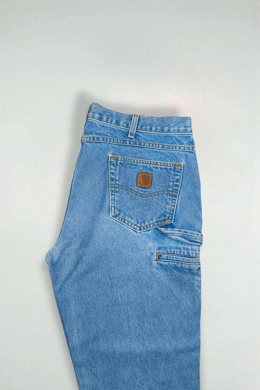 Jeans da lavoro Carhartt B17 Relaxed Fit Vintage Blu | Denim Utility anni 2000