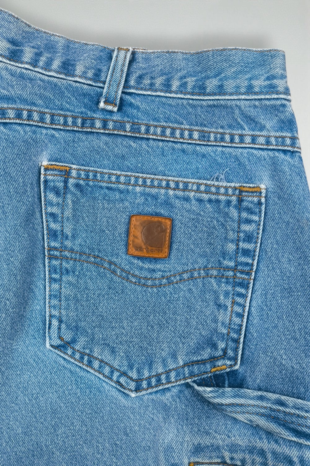 Jeans da lavoro Carhartt B17 Relaxed Fit Vintage Blu | Denim Utility anni 2000