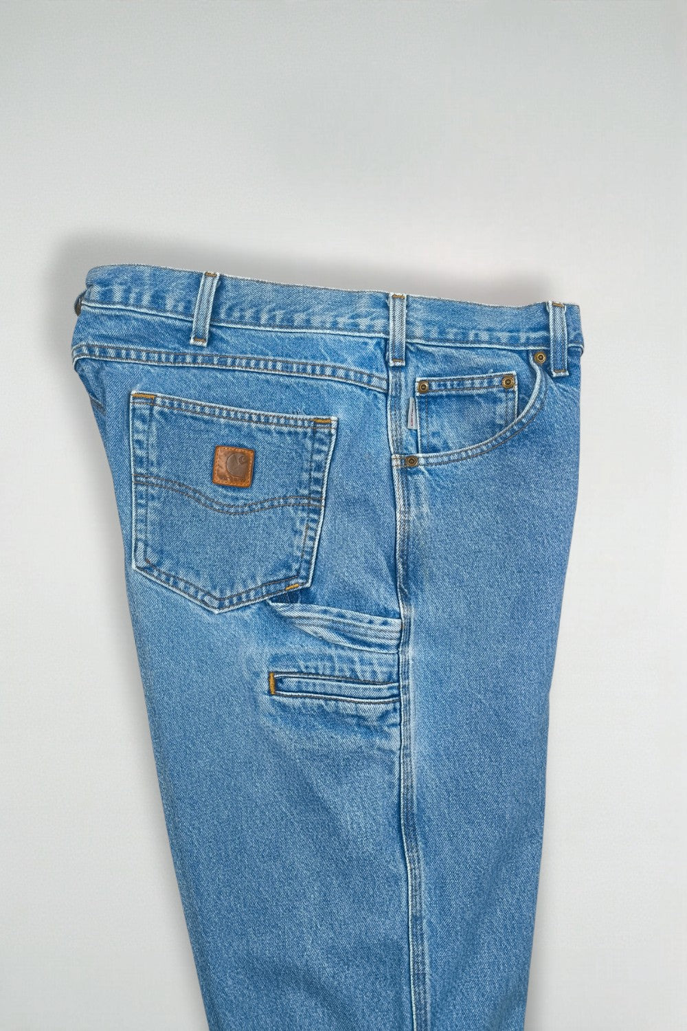 Jeans da lavoro Carhartt B17 Relaxed Fit Vintage Blu | Denim Utility anni 2000
