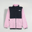 Giacca in pile Polartec Denali The North Face Vintage per ragazze, rosa e nera | Abbigliamento outdoor Y2K