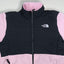 Giacca in pile Polartec Denali The North Face Vintage per ragazze, rosa e nera | Abbigliamento outdoor Y2K