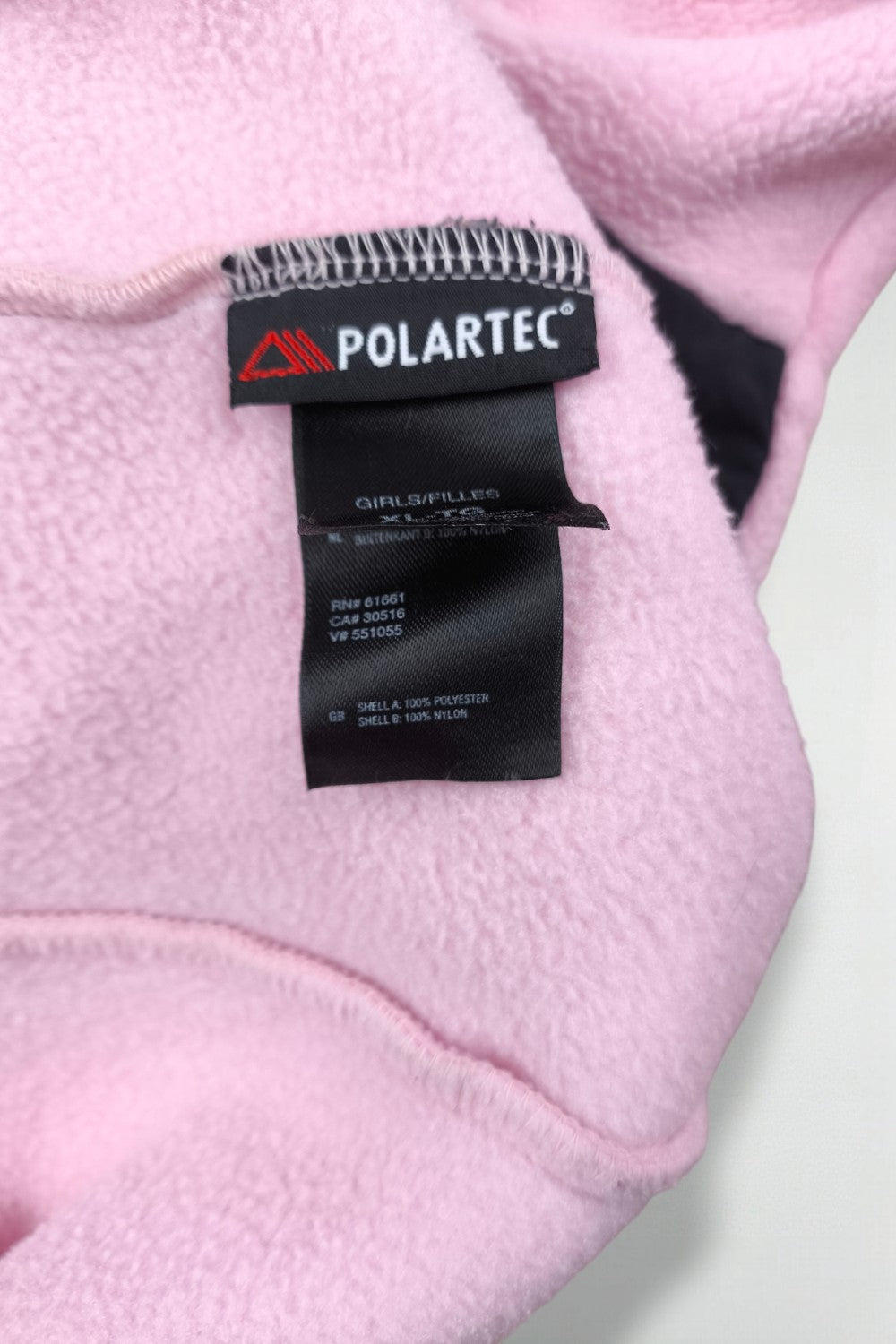 Giacca in pile Polartec Denali The North Face Vintage per ragazze, rosa e nera | Abbigliamento outdoor Y2K