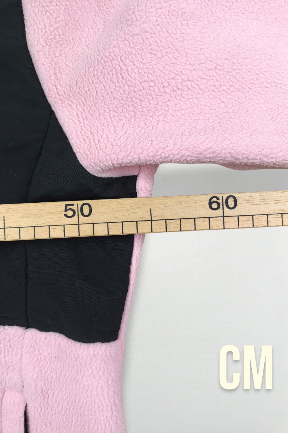 Giacca in pile Polartec Denali The North Face Vintage per ragazze, rosa e nera | Abbigliamento outdoor Y2K