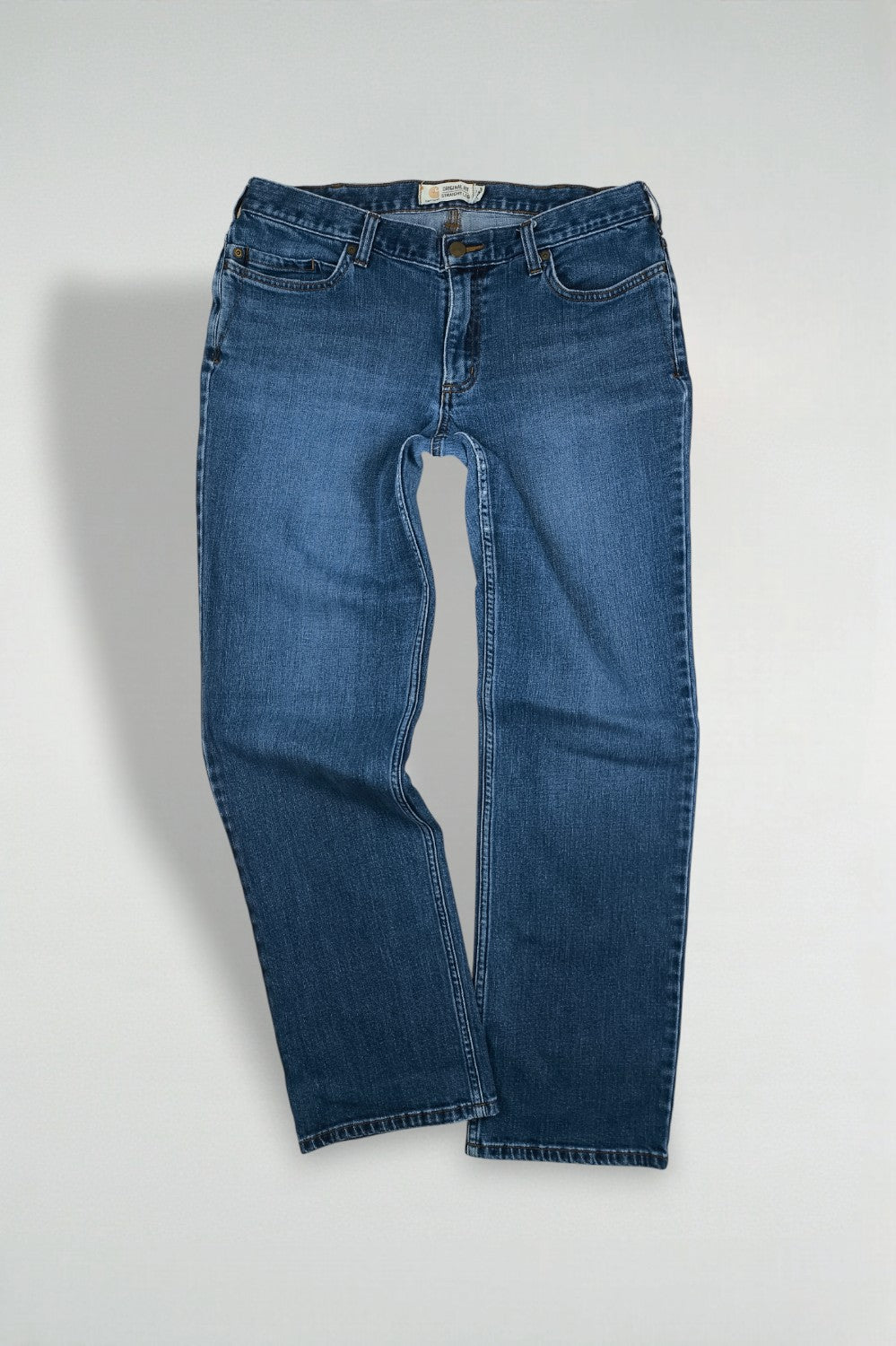 Jeans Carhartt Original Fit di seconda mano, modello dritto, blu | Modern Workwear Denim
