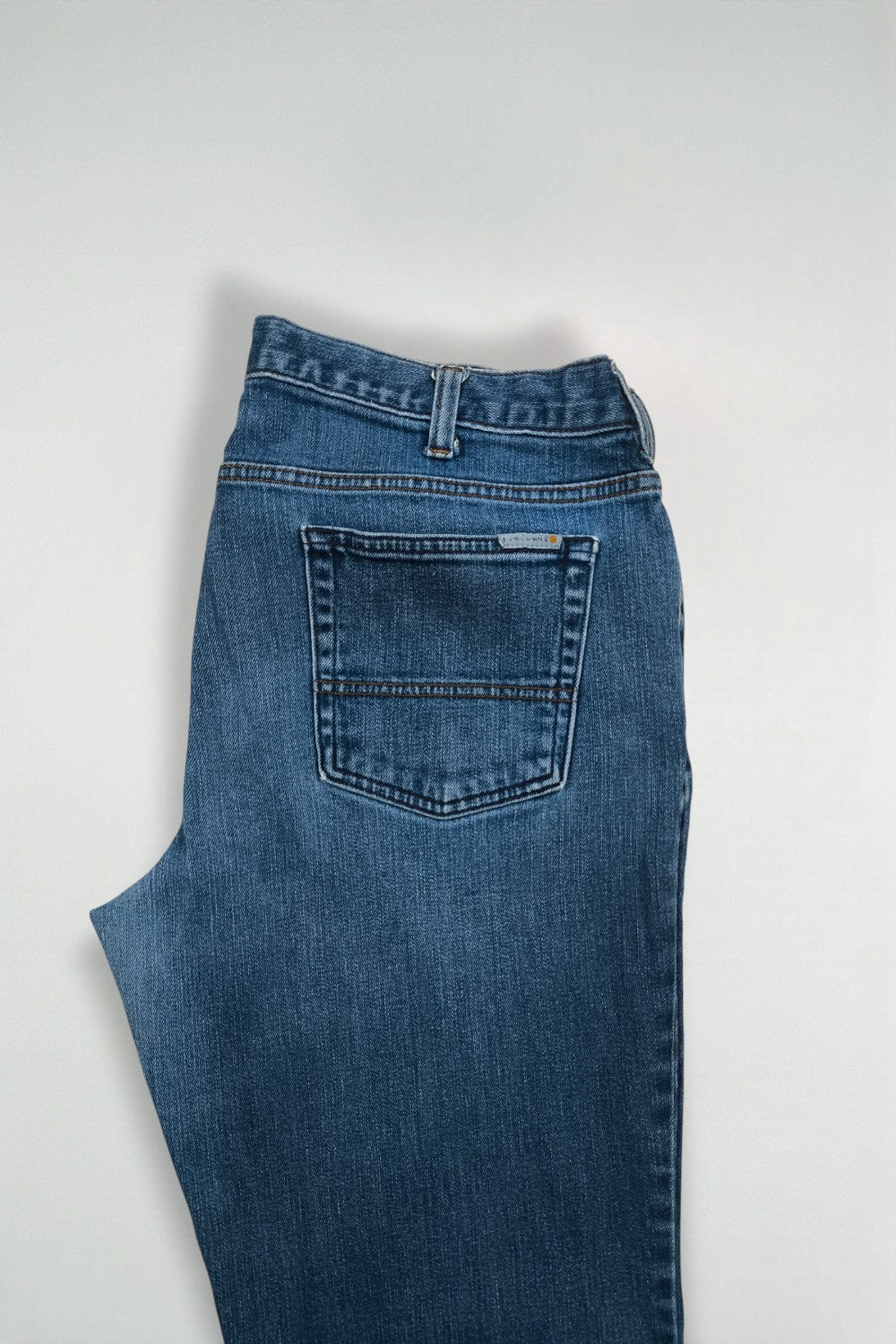 Jeans Carhartt Original Fit di seconda mano, modello dritto, blu | Modern Workwear Denim