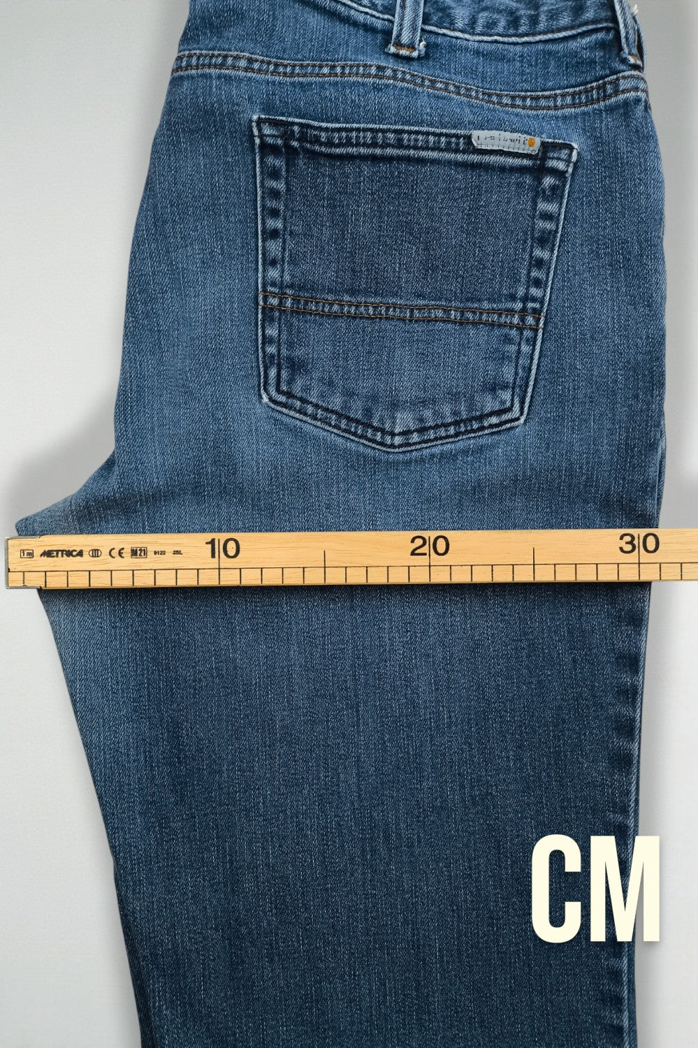 Jeans Carhartt Original Fit di seconda mano, modello dritto, blu | Modern Workwear Denim