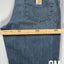 Vintage Carhartt Relaxed Fit Denim Jeans Blue | 2000s Workwear
