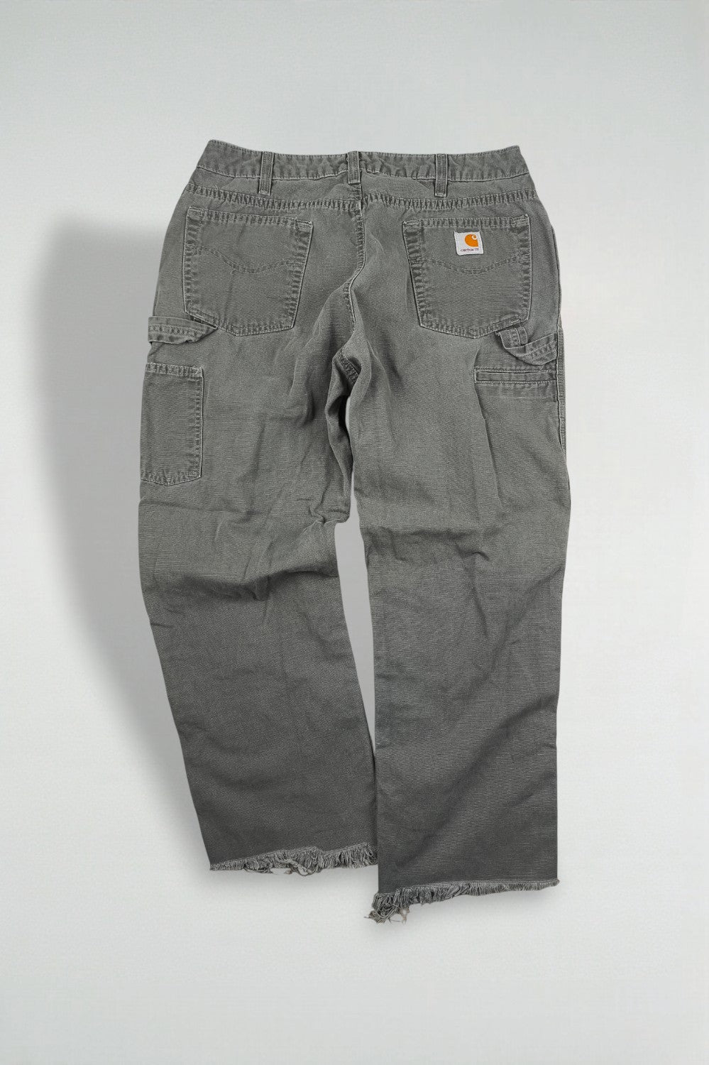Pantaloni da lavoro Carhartt vintage grigi/verdi | Pantaloni utility anni 2000