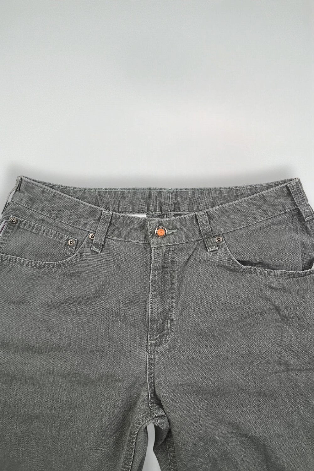 Pantaloni da lavoro Carhartt vintage grigi/verdi | Pantaloni utility anni 2000
