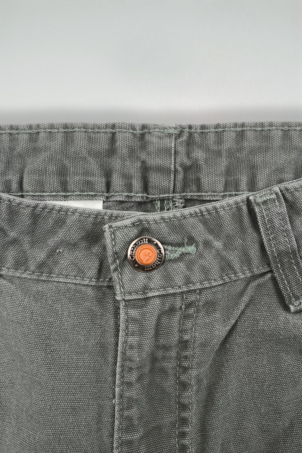 Pantaloni da lavoro Carhartt vintage grigi/verdi | Pantaloni utility anni 2000