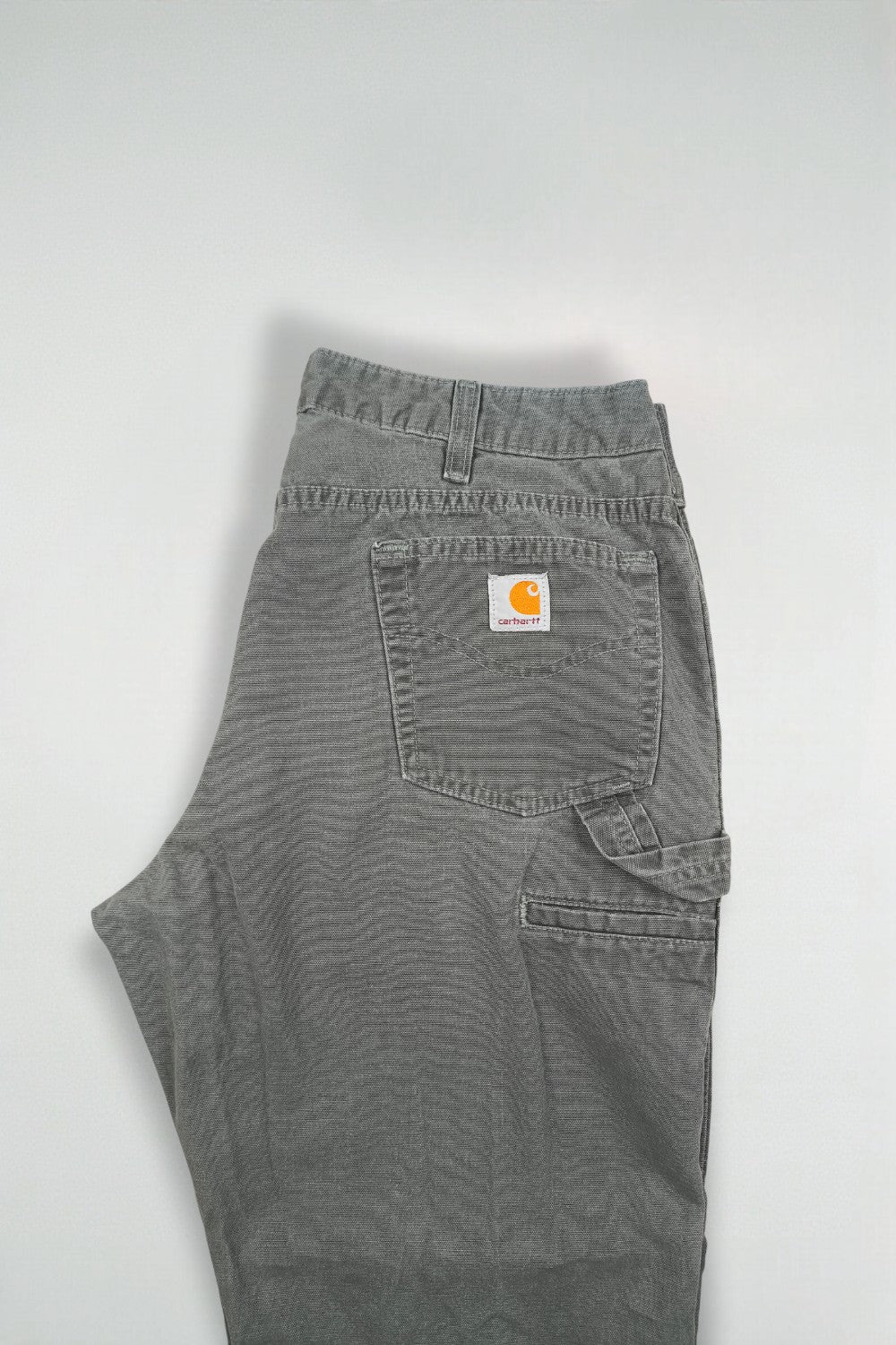 Pantaloni da lavoro Carhartt vintage grigi/verdi | Pantaloni utility anni 2000