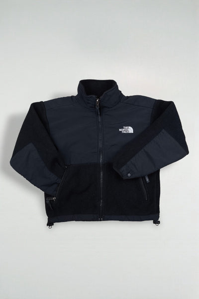 Giacca in pile vintage The North Face Youth Denali nera | Abbigliamento outdoor Y2K