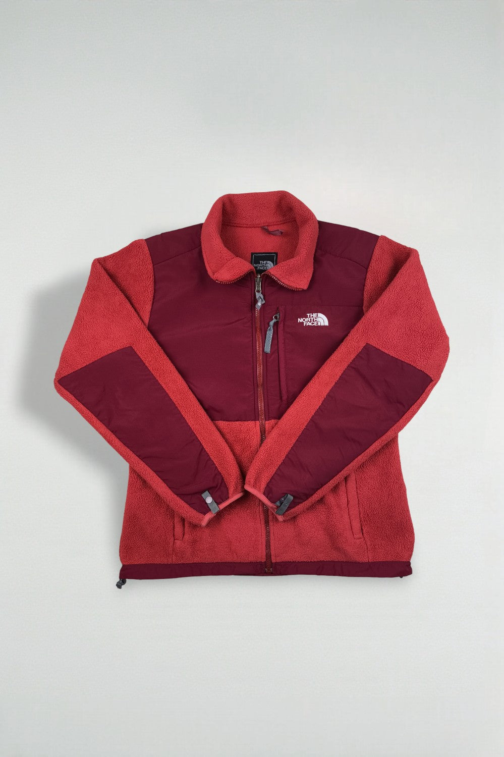 Giacca vintage in pile Polartec Denali The North Face, rosso bordeaux | Abbigliamento outdoor anni 2000
