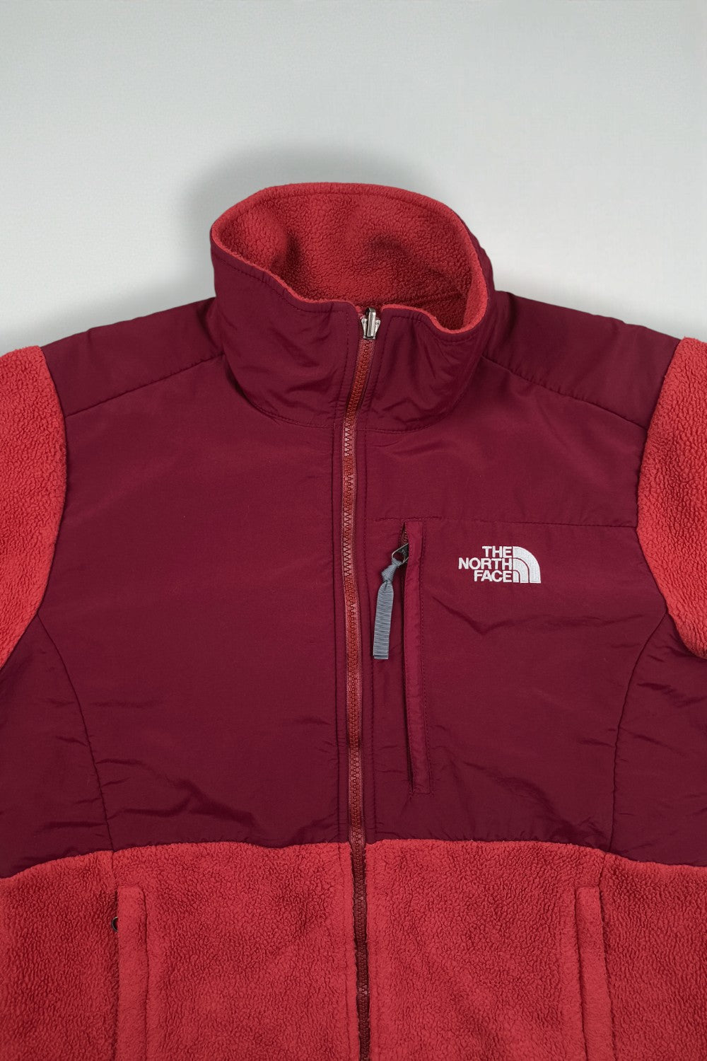 Giacca vintage in pile Polartec Denali The North Face, rosso bordeaux | Abbigliamento outdoor anni 2000