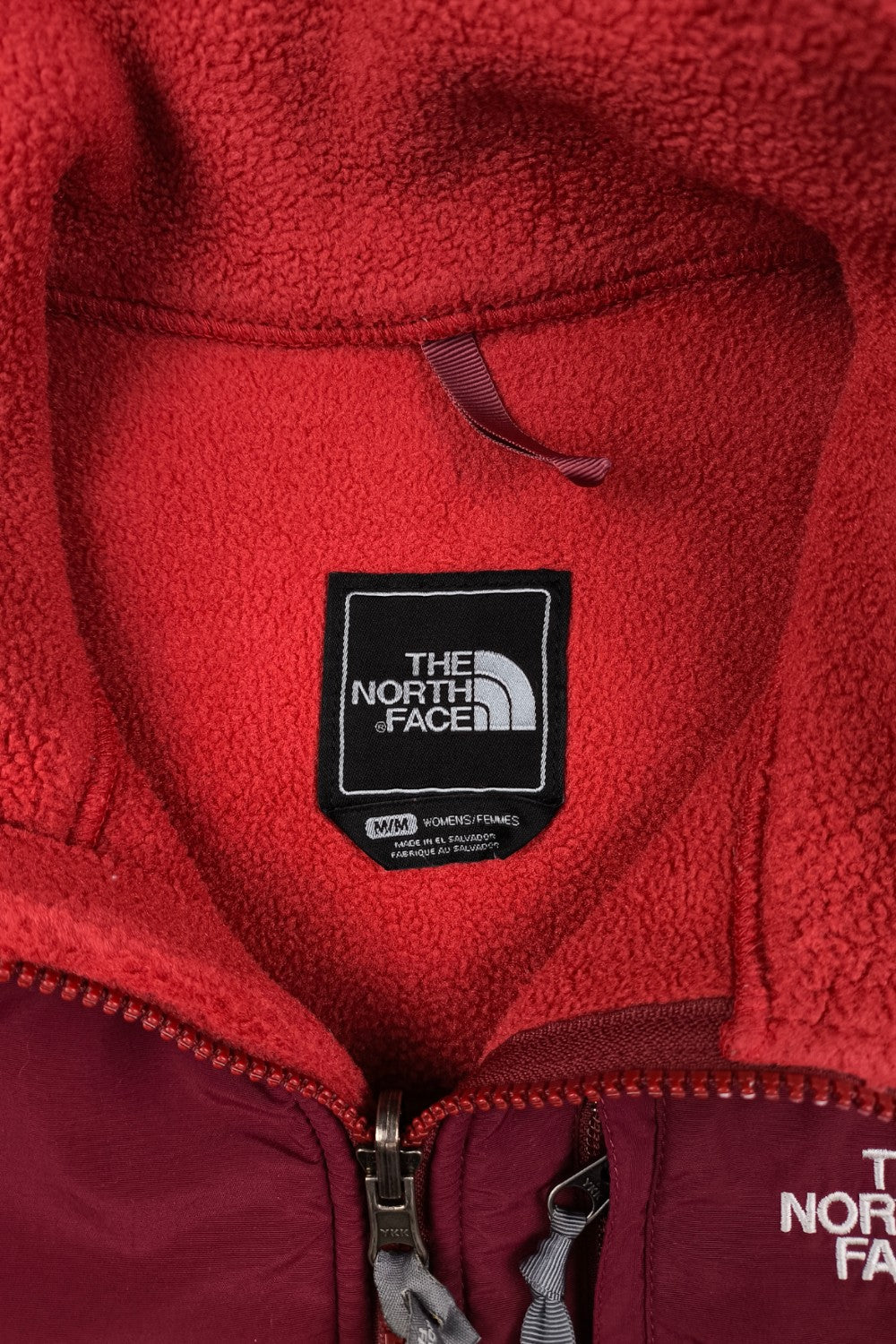 Giacca vintage in pile Polartec Denali The North Face, rosso bordeaux | Abbigliamento outdoor anni 2000