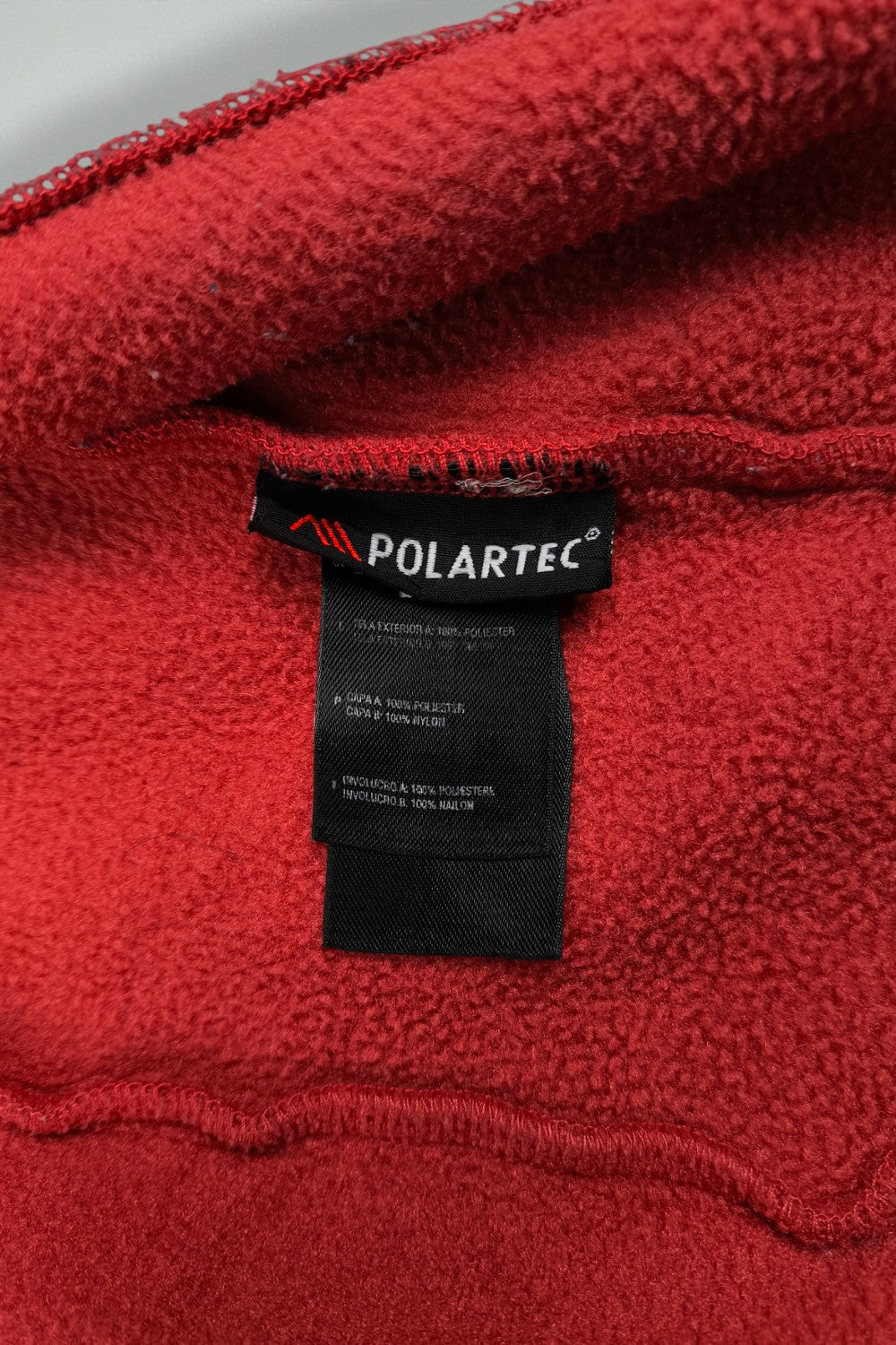 Giacca vintage in pile Polartec Denali The North Face, rosso bordeaux | Abbigliamento outdoor anni 2000