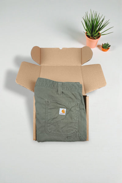 Pantaloni da lavoro Carhartt Utility vintage verde oliva | Pantaloni da lavoro anni 2000