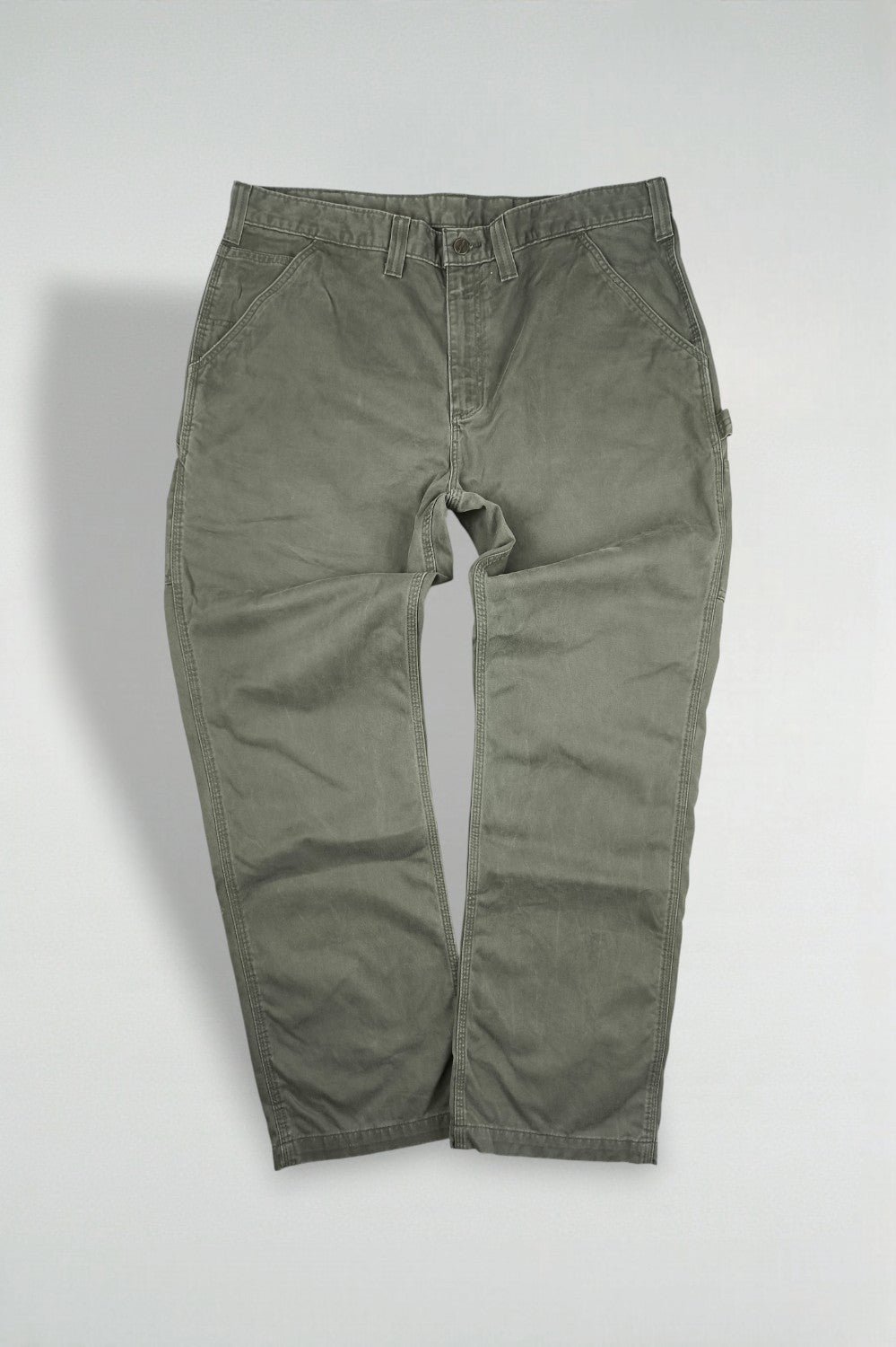 Pantaloni da lavoro Carhartt Utility vintage verde oliva | Pantaloni da lavoro anni 2000