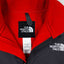 Giacca in pile vintage The North Face rossa/grigio scuro | Giacca da esterno con cerniera completa per ragazzi
