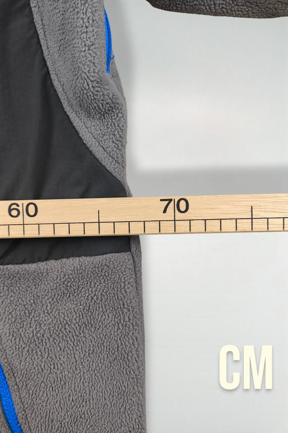 Giacca in pile Polartec The North Face vintage grigio/nero | Strato esterno XXL da uomo
