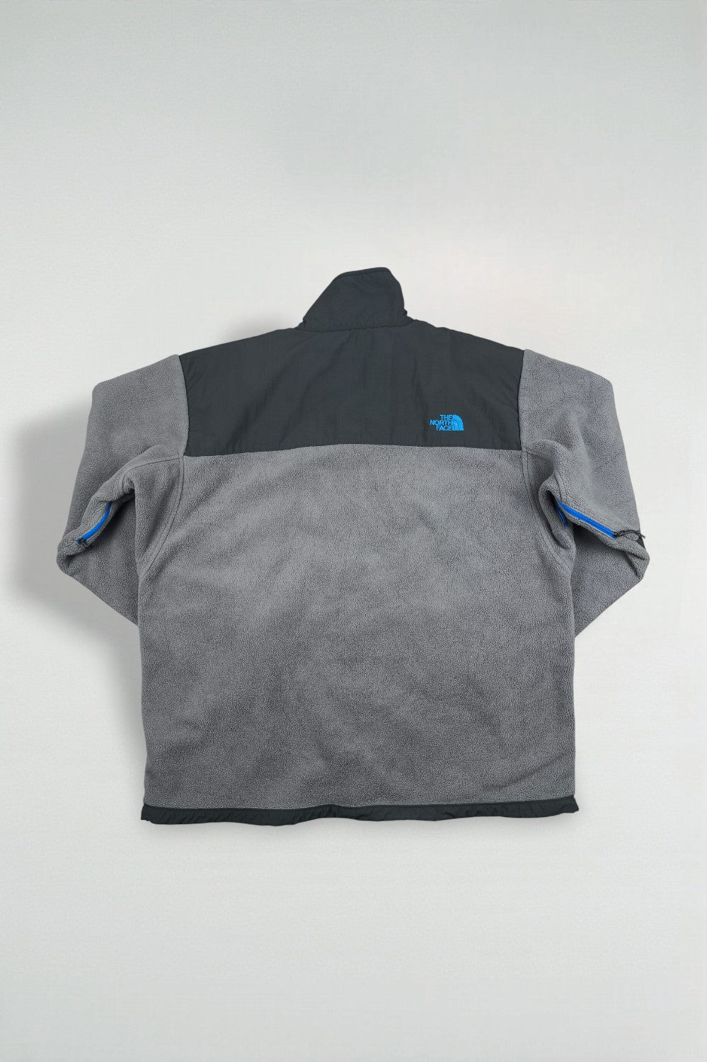 Giacca in pile Polartec The North Face vintage grigio/nero | Strato esterno XXL da uomo