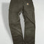 Vintage Carhartt B324 DFE Work Pants Olive Green | 2000s Utility Carpenter Trousers