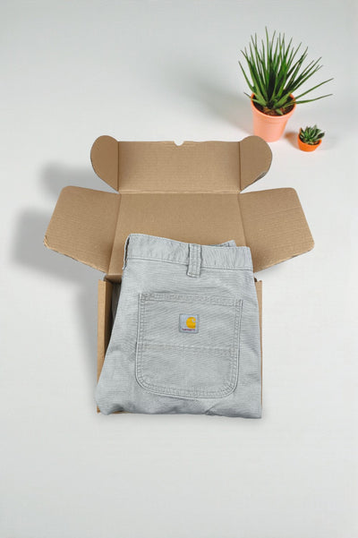 Pantaloni da lavoro Carhartt Relaxed Fit Vintage Grigio Chiaro | Pantaloni da lavoro multiuso