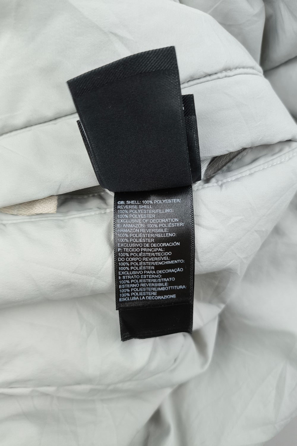 Giacca imbottita reversibile in sherpa The North Face vintage, grigio chiaro | Capispalla per esterni anni 2000