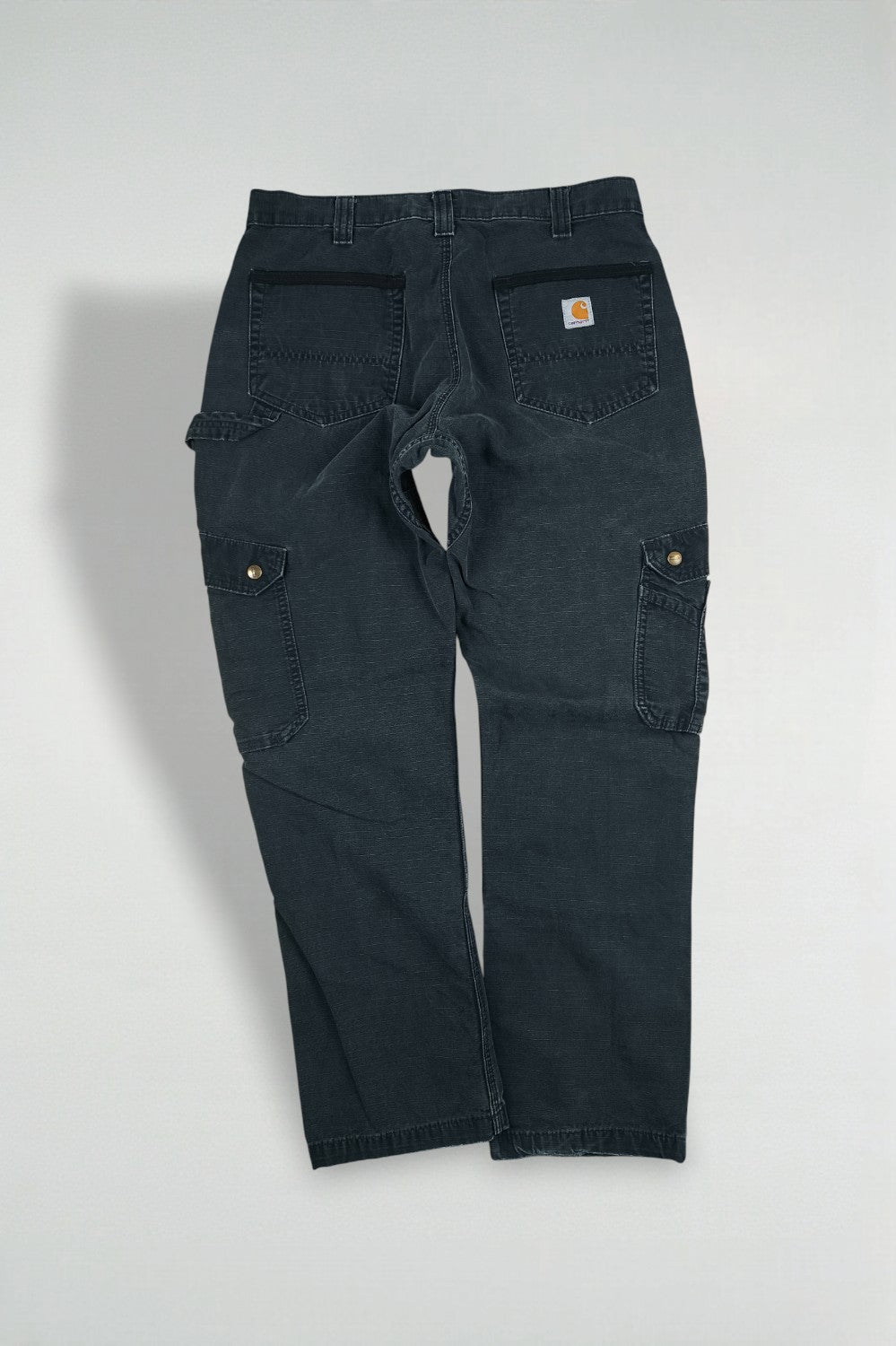 Pantaloni da lavoro Cargo Carhartt vintage neri/verde scuro | Abbigliamento utility anni 2000