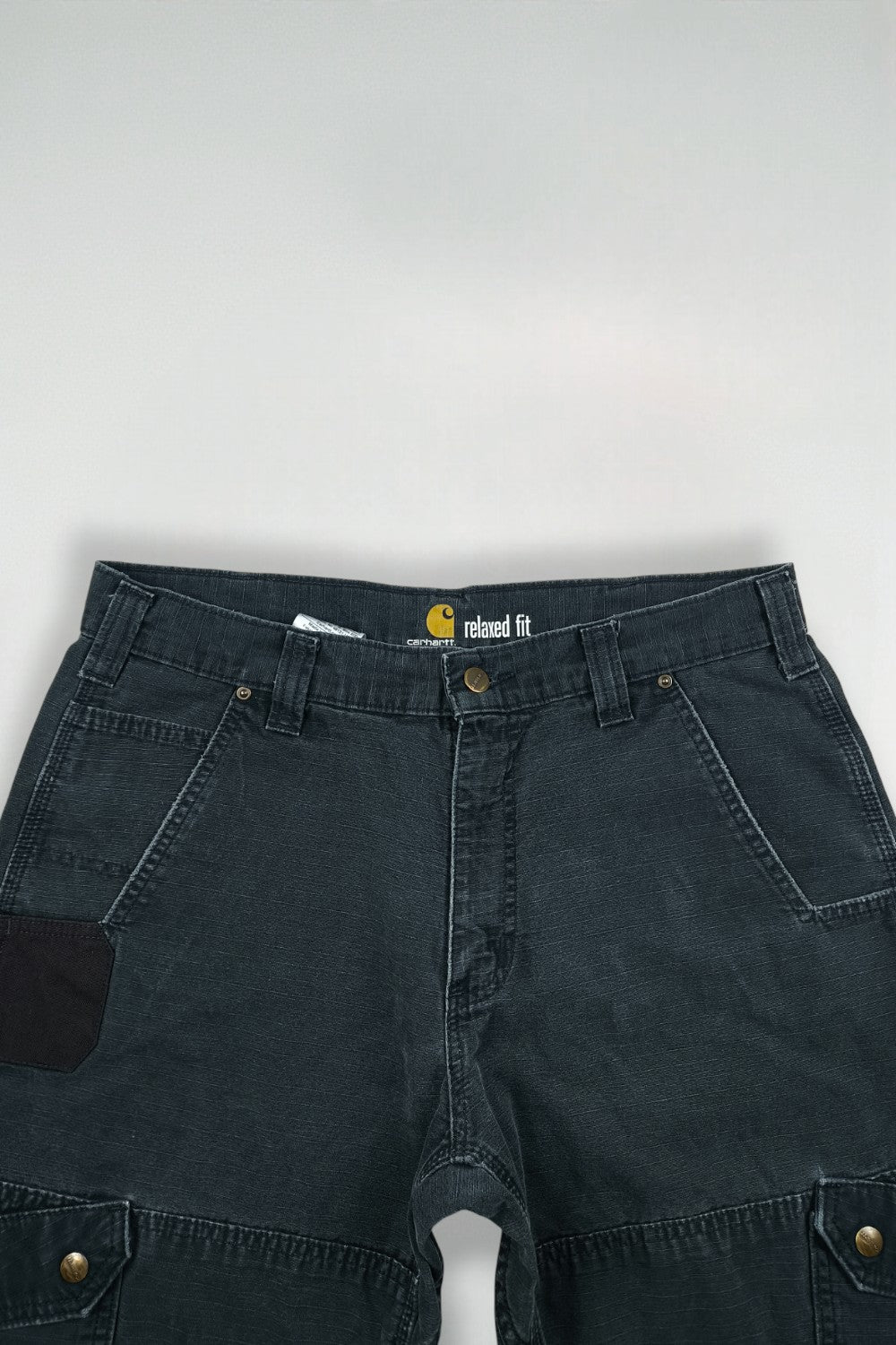 Pantaloni da lavoro Cargo Carhartt vintage neri/verde scuro | Abbigliamento utility anni 2000