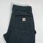 Pantaloni da lavoro Cargo Carhartt vintage neri/verde scuro | Abbigliamento utility anni 2000