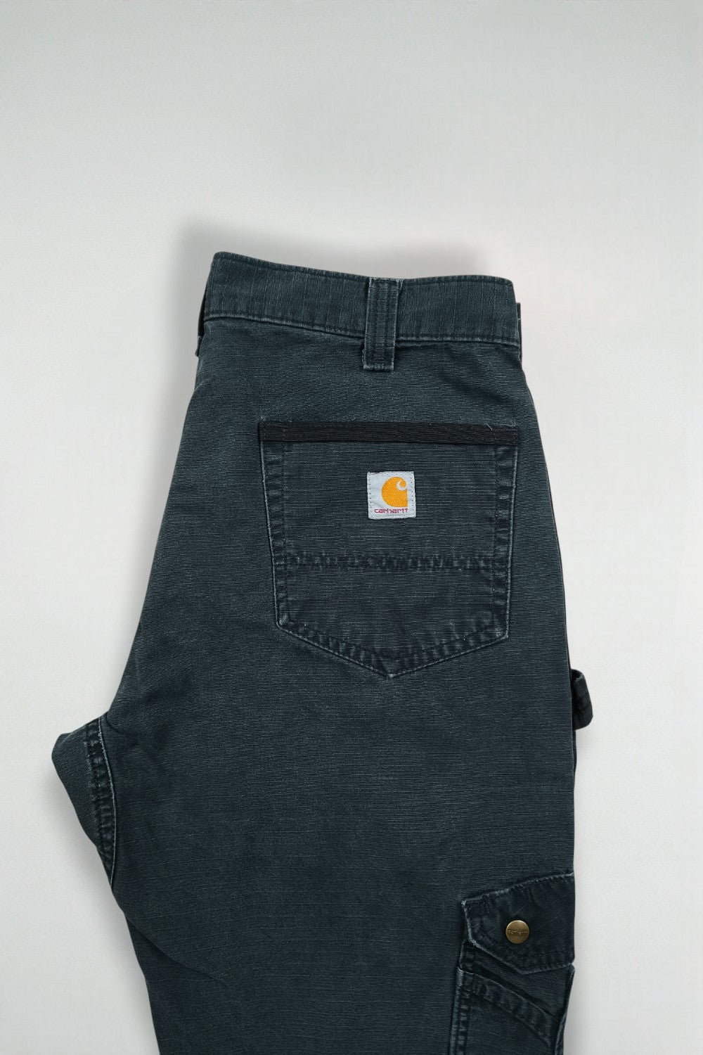Pantaloni da lavoro Cargo Carhartt vintage neri/verde scuro | Abbigliamento utility anni 2000