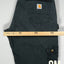 Pantaloni da lavoro Cargo Carhartt vintage neri/verde scuro | Abbigliamento utility anni 2000