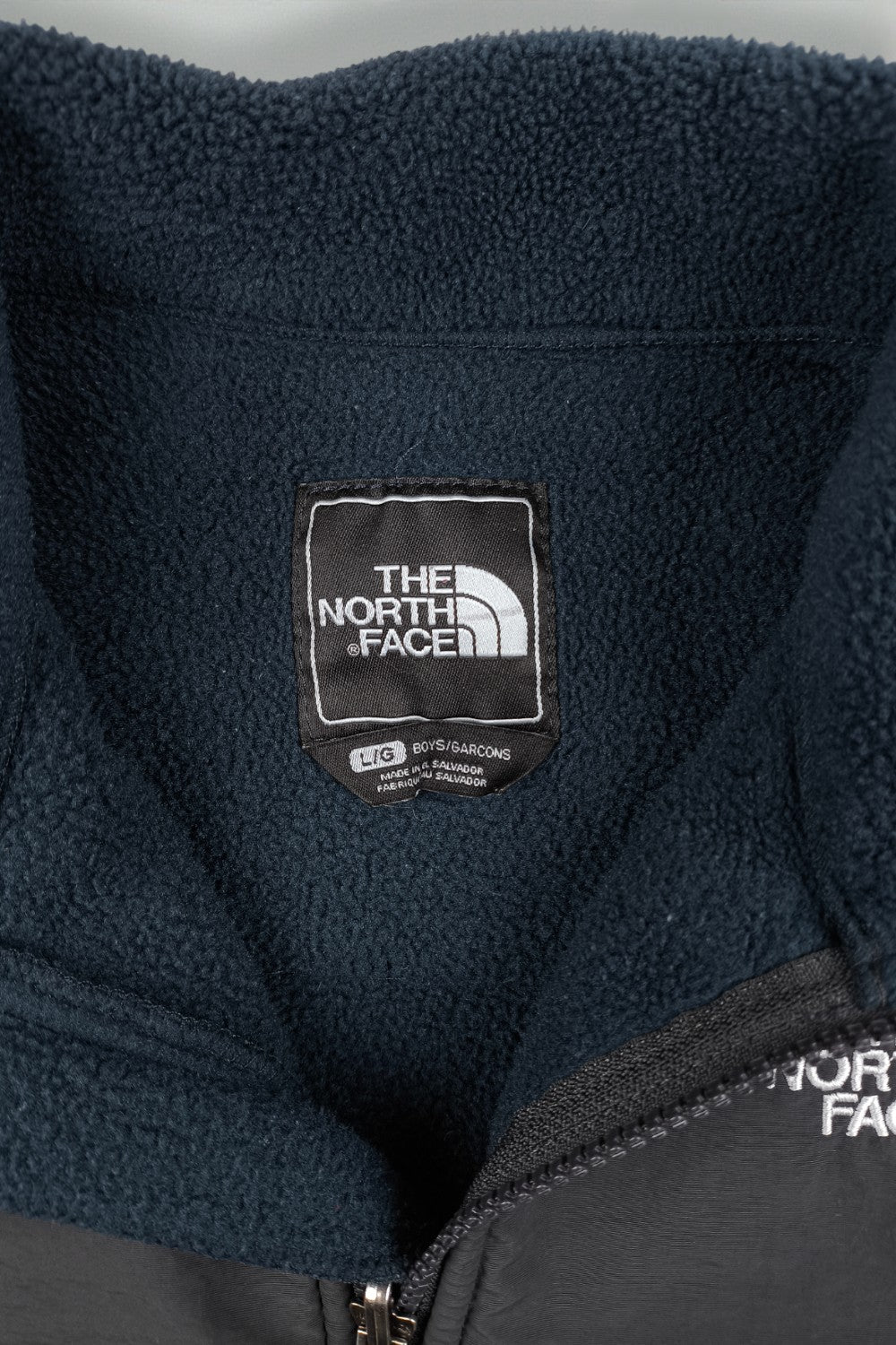 Giacca in pile vintage The North Face con cerniera completa blu navy | Abbigliamento outdoor dei primi anni 2000