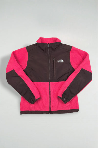 Giacca vintage The North Face Denali rosa e marrone | Pile Polartec Y2K