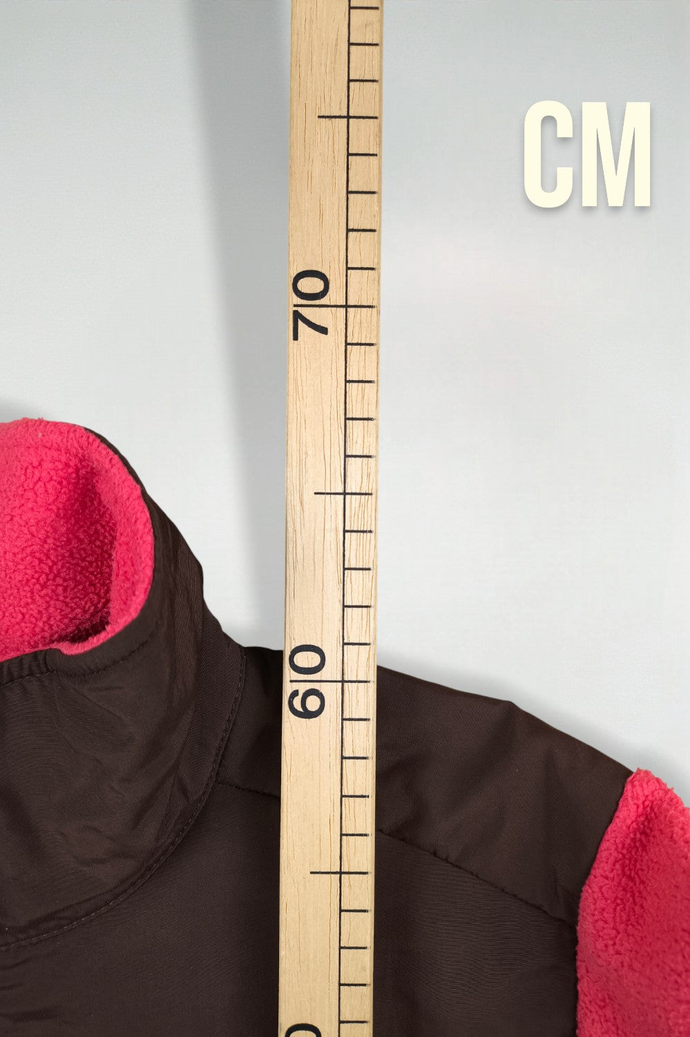 Giacca vintage The North Face Denali rosa e marrone | Pile Polartec Y2K
